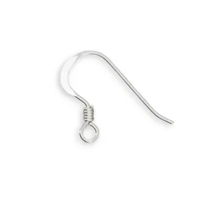🔗 Earhook / Shepherd Hook (Flat) | Pair 💍💍