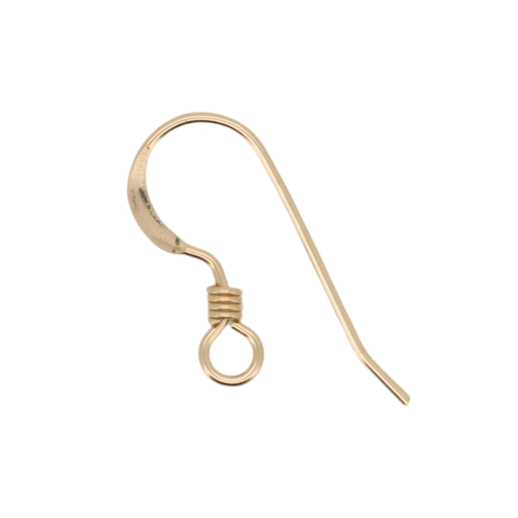 🔗 Earhook / Shepherd Hook (Flat) | Pair 💍💍