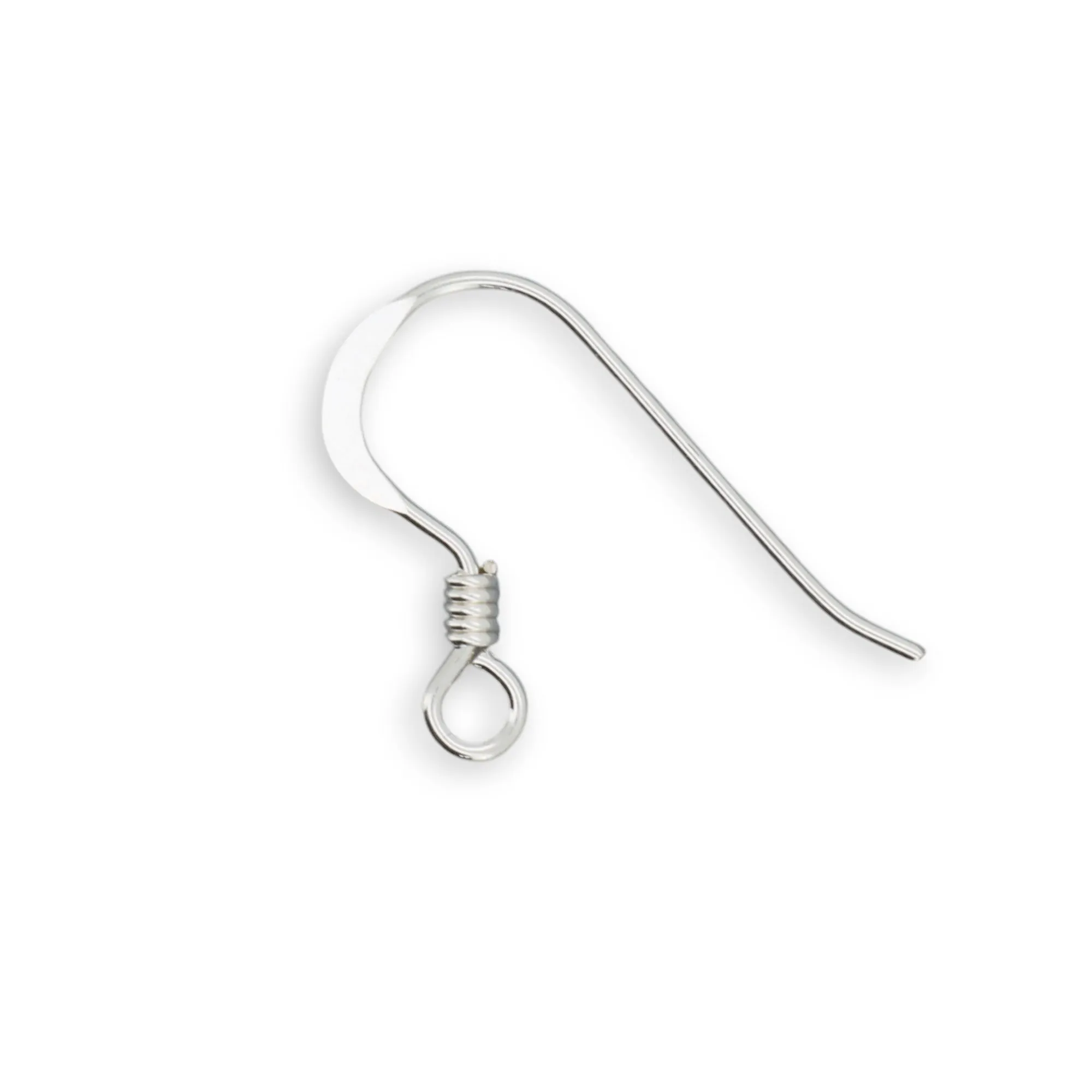 🔗 Earhook / Shepherd Hook (Flat) | Pair 💍💍