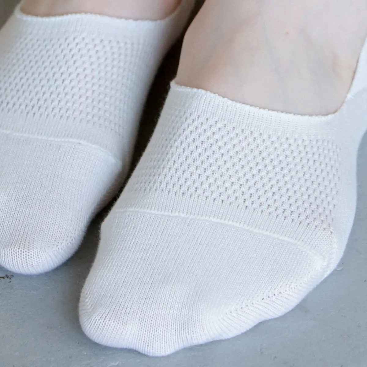 011110149 Dry Texture Cotton No-Show Socks