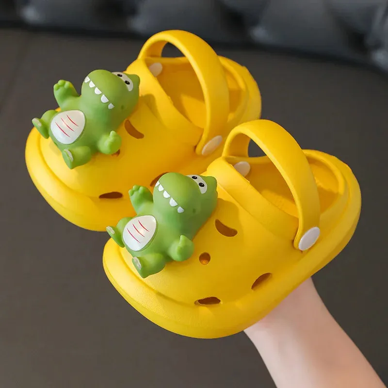 2023 Clogs  Boys Girls Summer Kids Children's Hole Shoes Infant Indoor Slippers Non-Slip Beach Sandals Toddler Home Shoes Baby