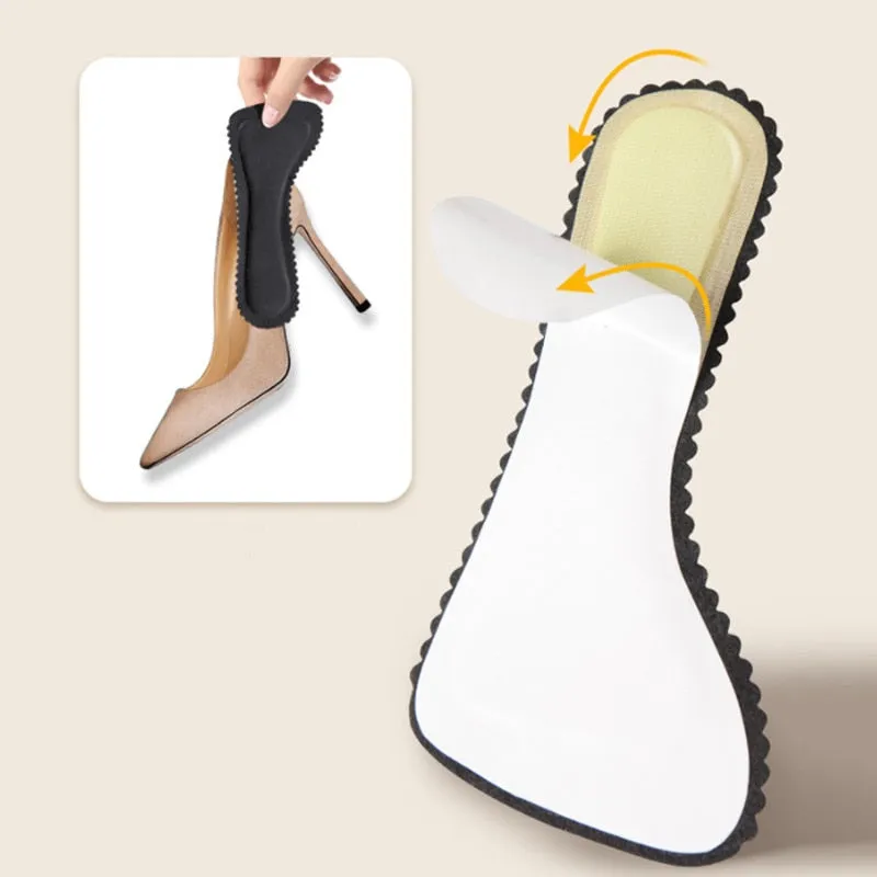 2pcs Women's Sandals and Shoe Anti Slip Insoles: Sweat-absorbing & Deodorant