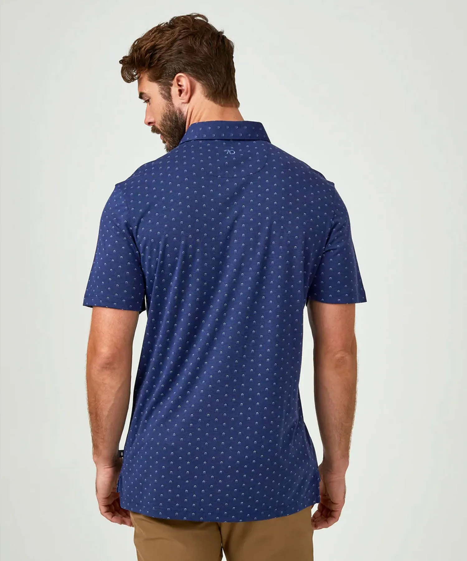 7 Diamonds Relay Pima Polo - Navy