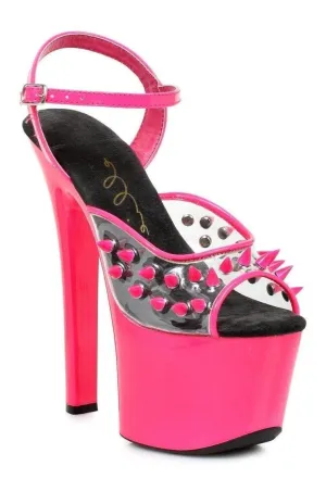 711-SOLAR Stripper Sandal | Fuchsia Vinyl