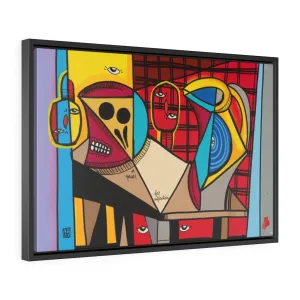 A Pause for Reflection - Lebo Framed Premium Gallery Wrap Canvas