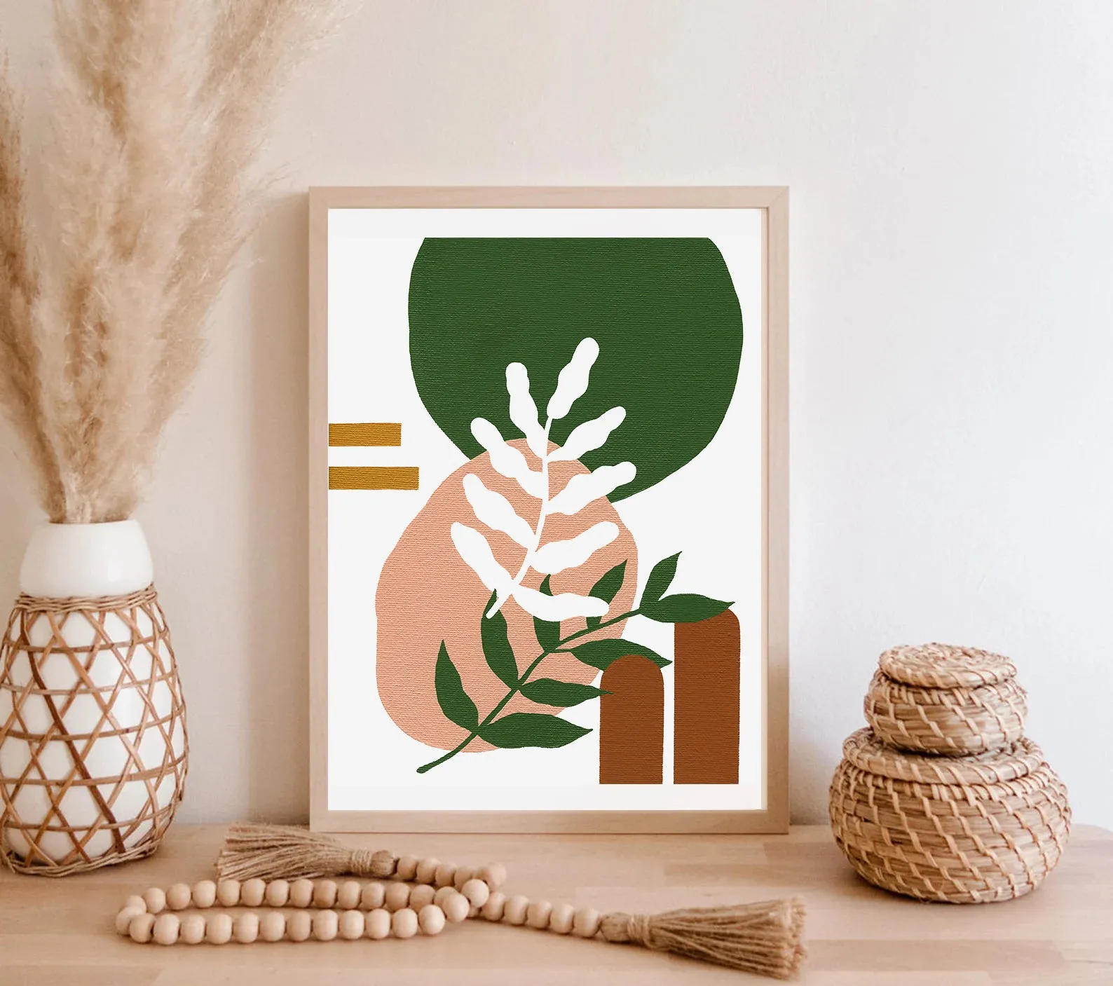 Abstract Botanical - Art Print
