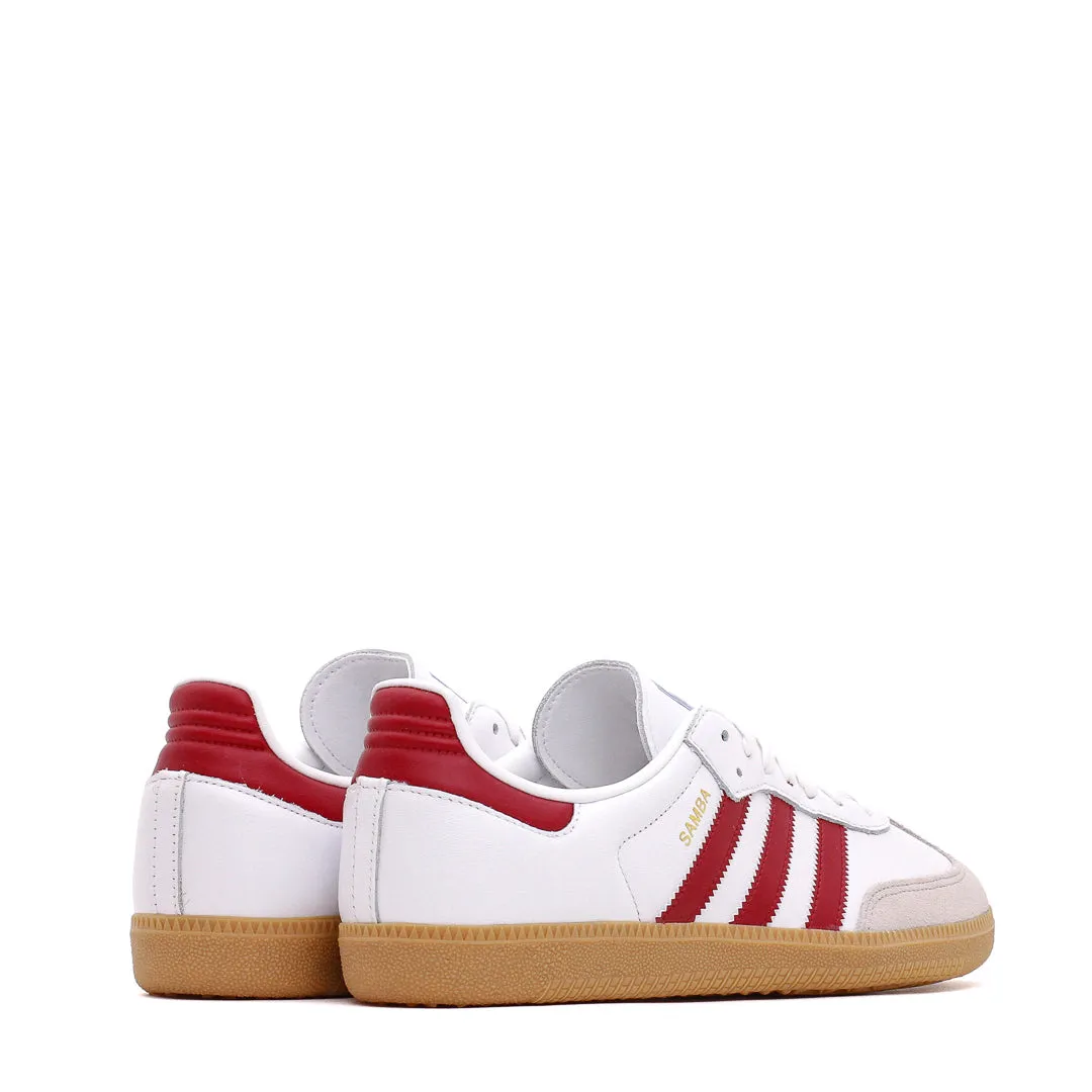 Adidas Originals Men Samba OG White Burgundy IF3813