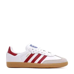 Adidas Originals Men Samba OG White Burgundy IF3813