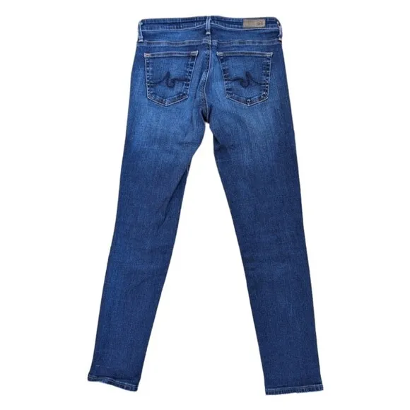 AG Adriano Goldschmied Jeans blue the Stevie ankle slim straight skinny 26R