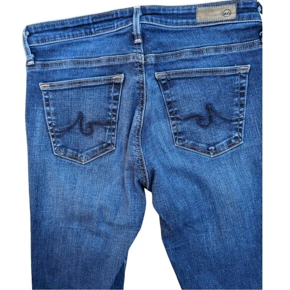 AG Adriano Goldschmied Jeans blue the Stevie ankle slim straight skinny 26R