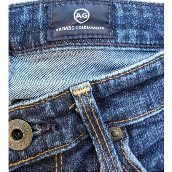 AG Adriano Goldschmied Jeans blue the Stevie ankle slim straight skinny 26R