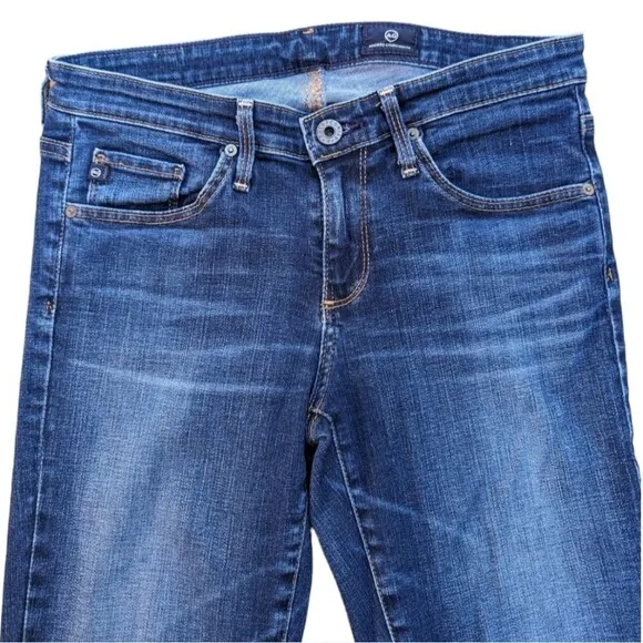 AG Adriano Goldschmied Jeans blue the Stevie ankle slim straight skinny 26R