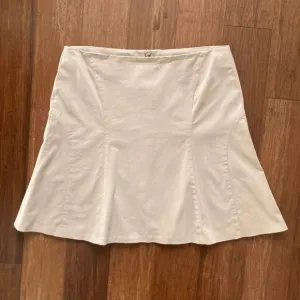 Akris Punto‎ Khaki Canvas Cotton Mini Y2K Skirt // Size US 12 F 44