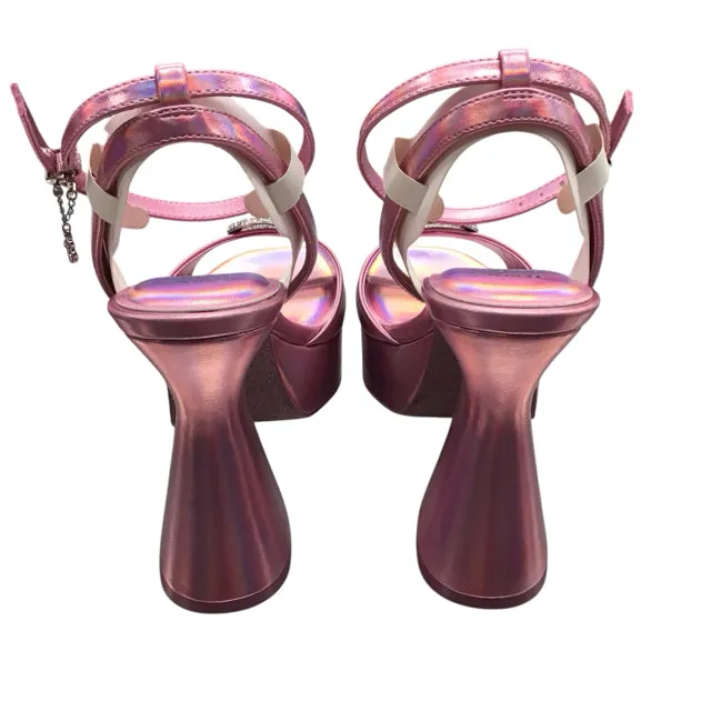 Aldo Barbie Platform Heeled Sandals Women Size 9