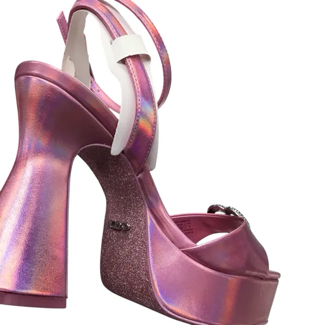 Aldo Barbie Platform Heeled Sandals Women Size 9