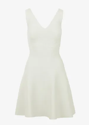 ALEXANDRA A-LINE DRESS - IVORY