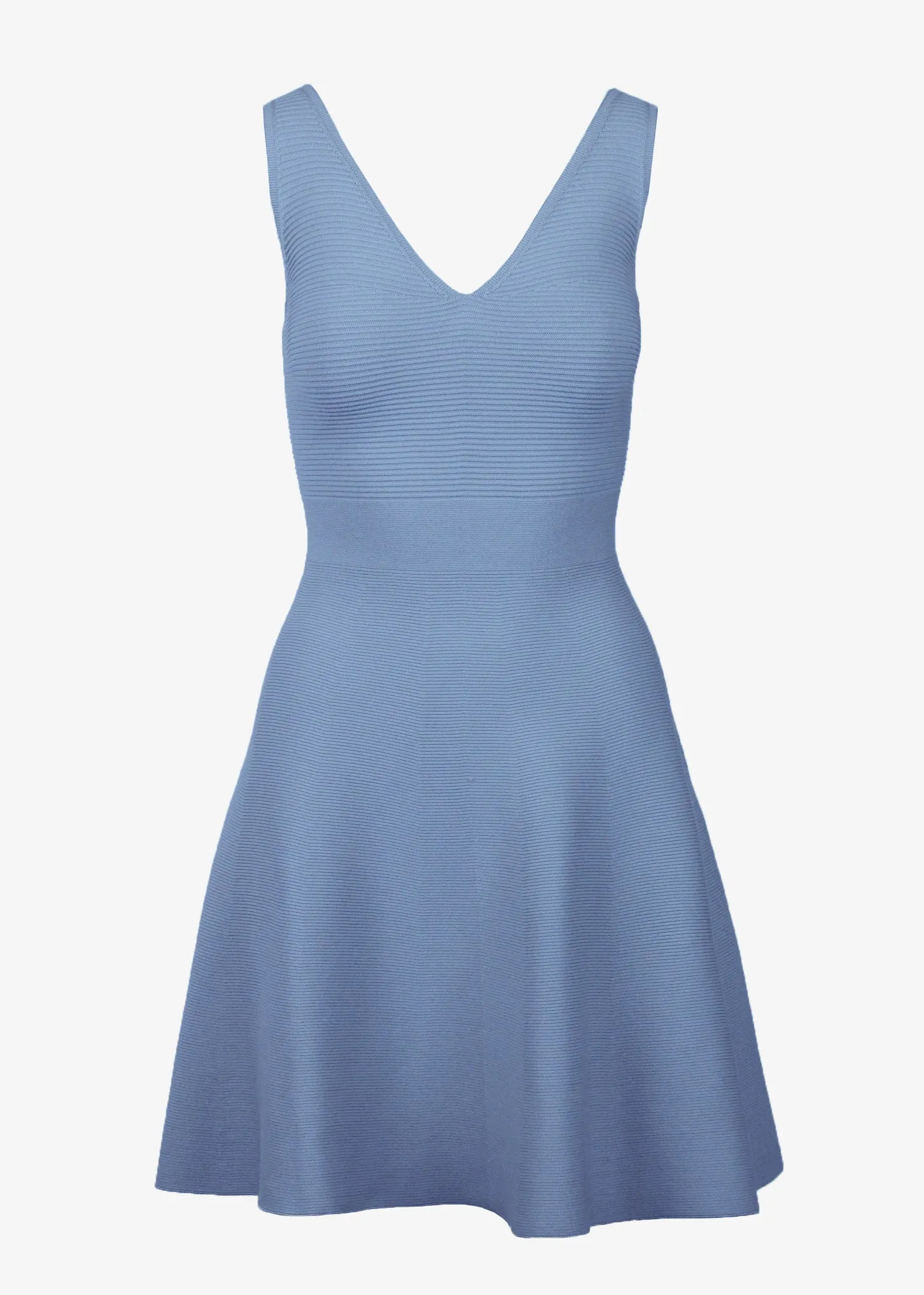 ALEXANDRA A-LINE DRESS - LIGHT BLUE