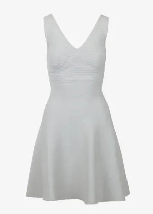 ALEXANDRA A-LINE DRESS - LIGHT HEATHER GREY