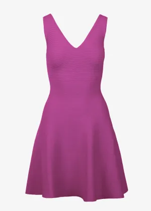 ALEXANDRA A-LINE DRESS - MAGENTA