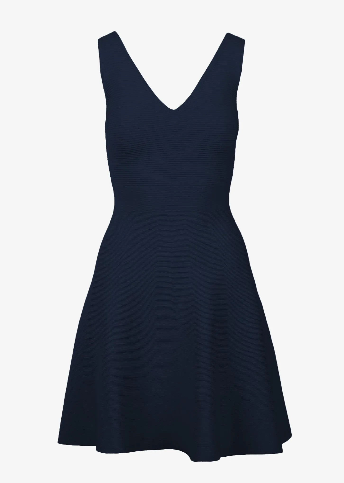 ALEXANDRA A-LINE DRESS - NAVY