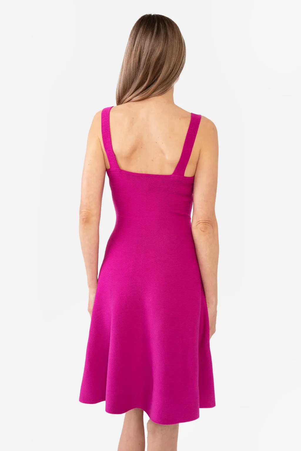 ALEXANDRA A-LINE DRESS -   SLATE GREY