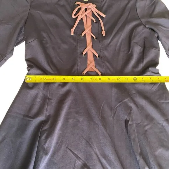 Anthropologie Maeve Dress Renaissance Lace Up Whimsigoth Retro Rockabilly