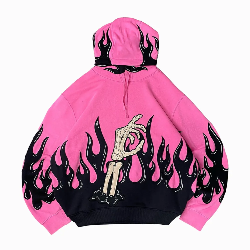AokLok Retro Harajuku Skull Hoodie
