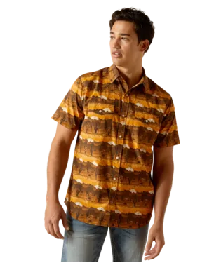 ARIAT HEATH RETRO FIT SNAP SHORT SLEEVE