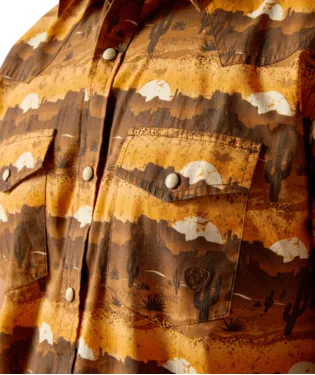 ARIAT HEATH RETRO FIT SNAP SHORT SLEEVE