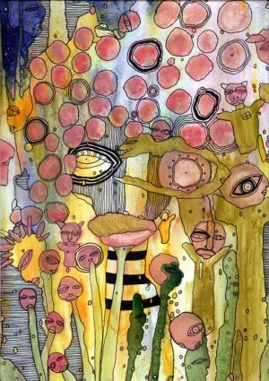 Art Print 'bugged out'