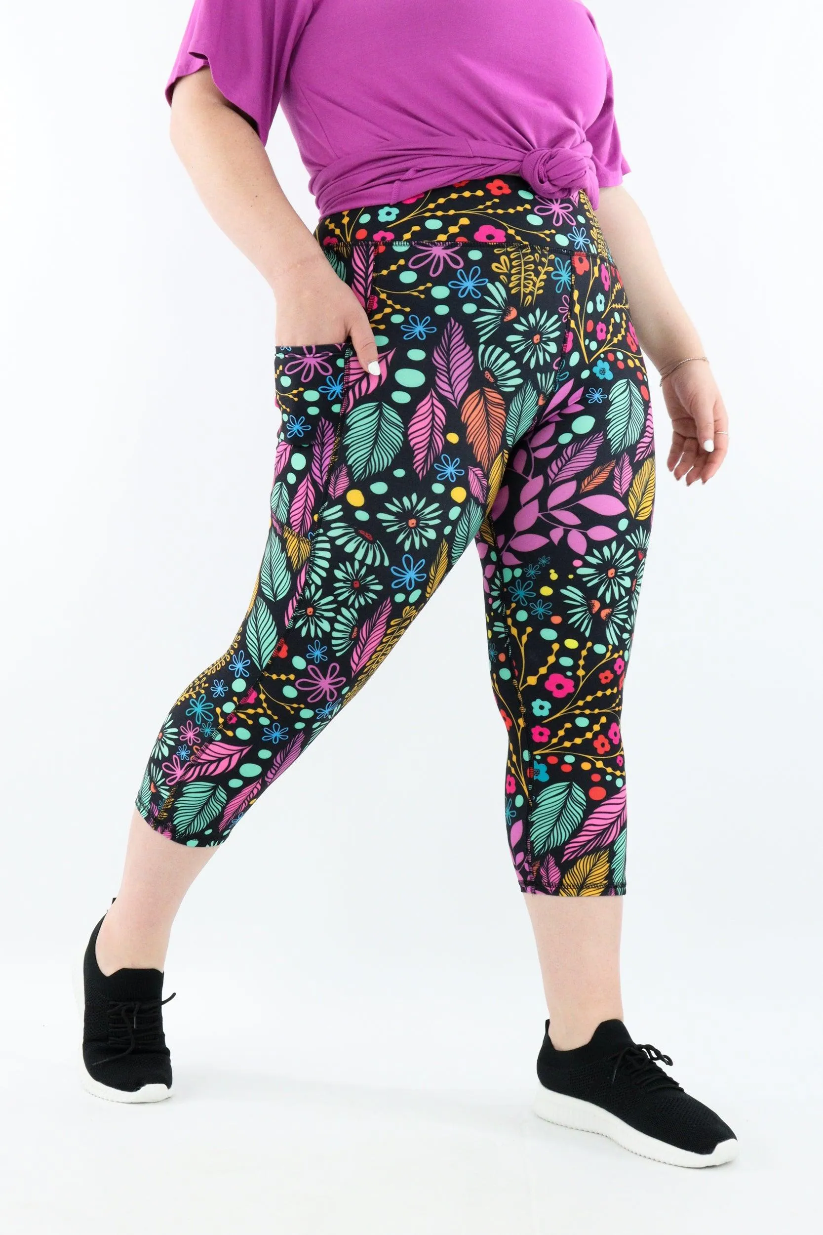 Avant-Gardist - Casual - Capri Leggings - Pockets