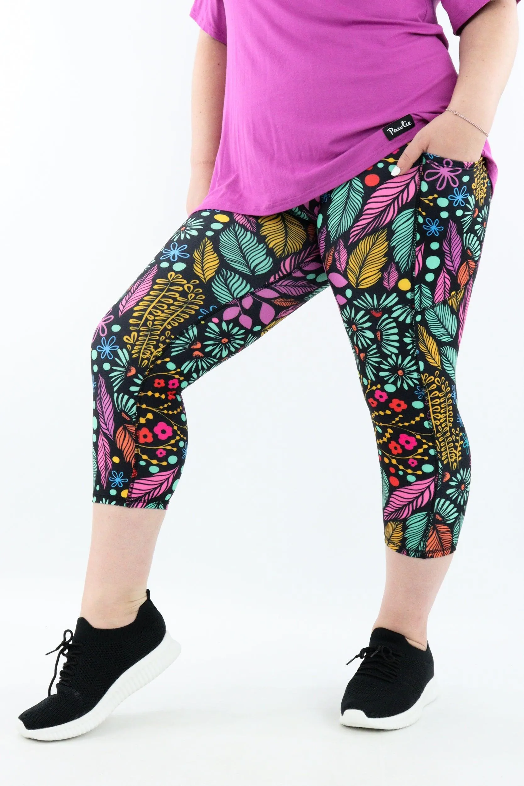 Avant-Gardist - Casual - Capri Leggings - Pockets