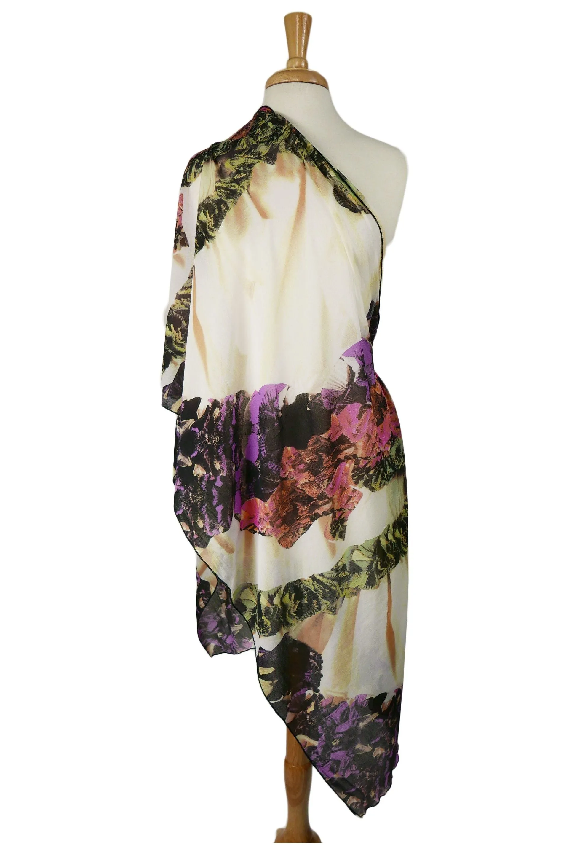 AYALA Long & Wide Sheer Shawl