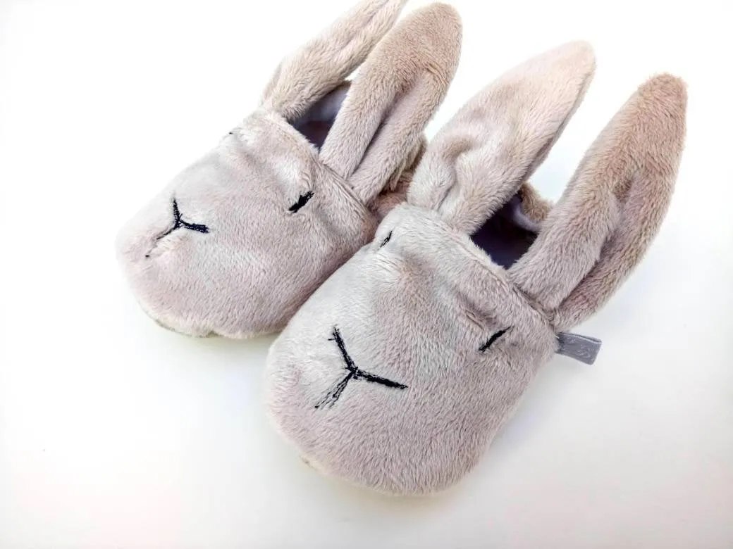 Baby bunny slipper shoes