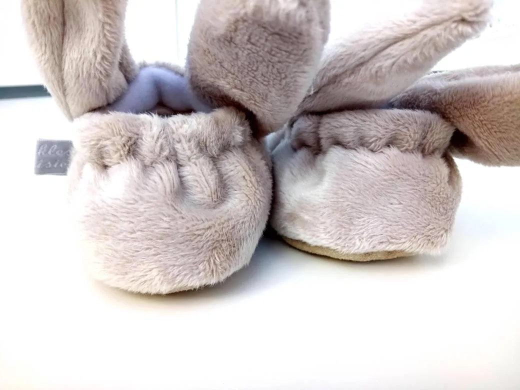 Baby bunny slipper shoes