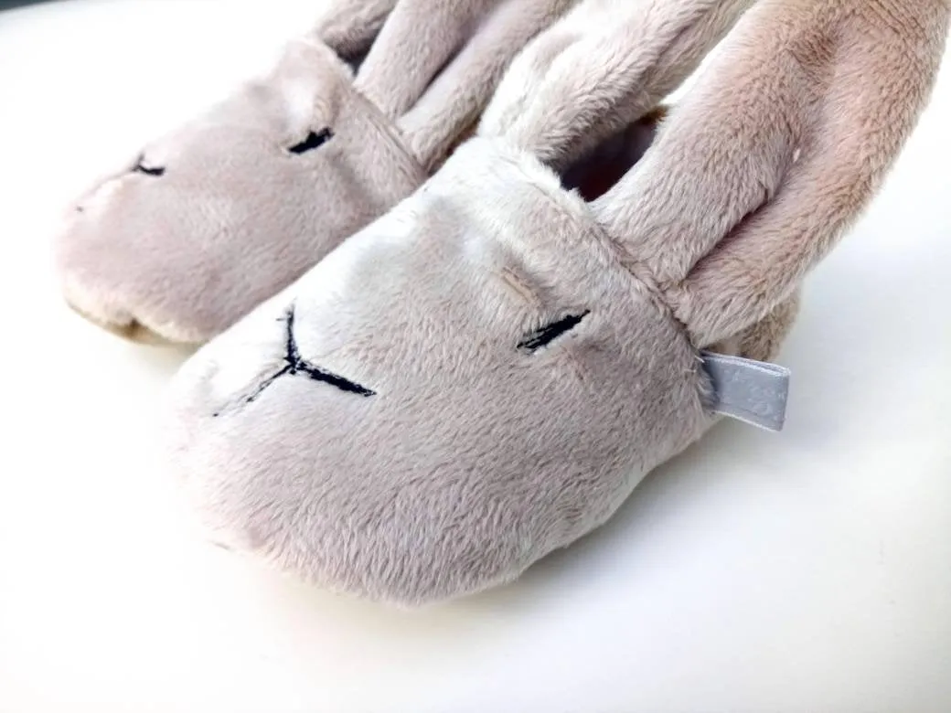 Baby bunny slipper shoes