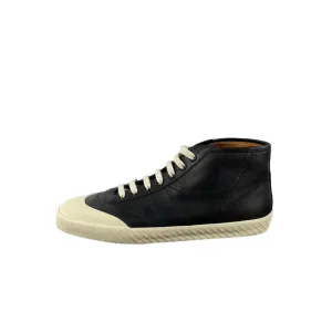 Bally Savio Black Leather High Top Sneakers