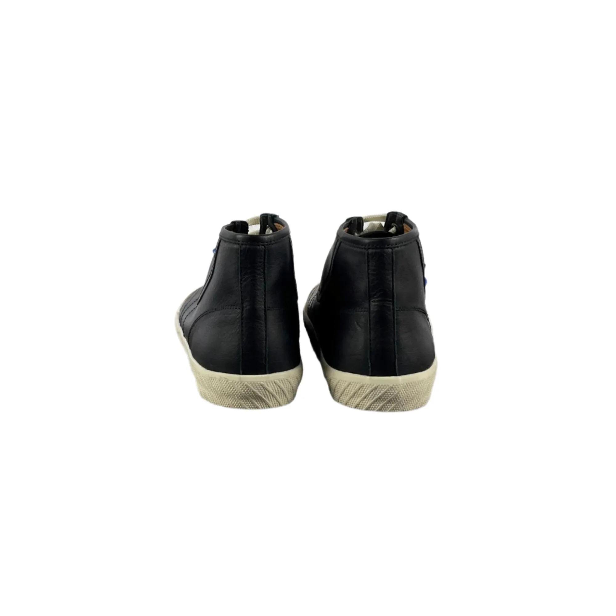 Bally Savio Black Leather High Top Sneakers