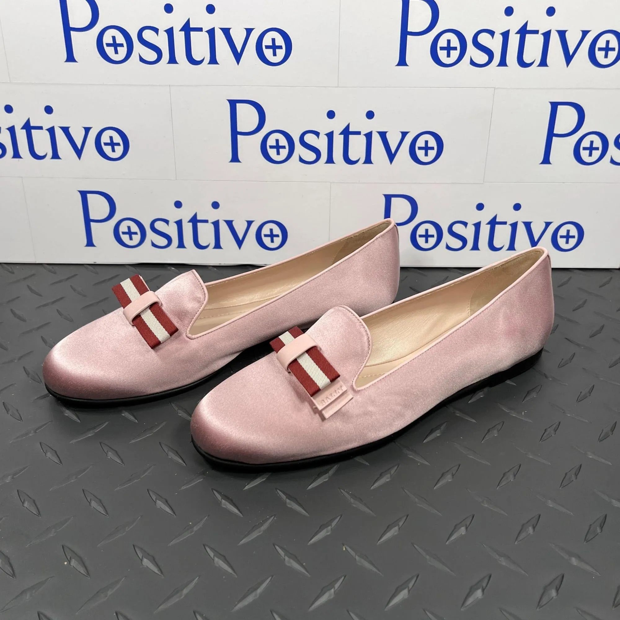 Bally Women's Bew Dusty Rose Fabric Flats