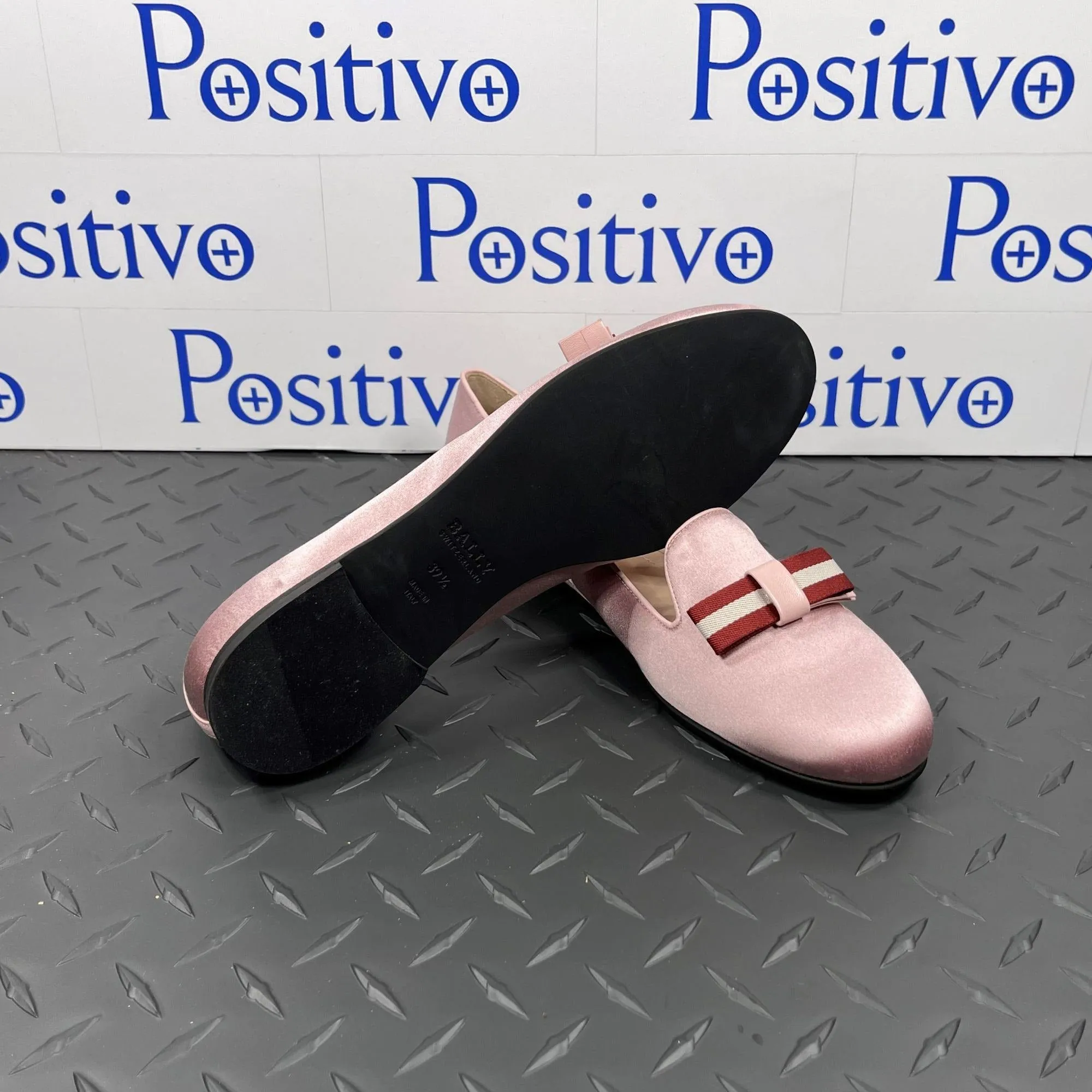 Bally Women's Bew Dusty Rose Fabric Flats