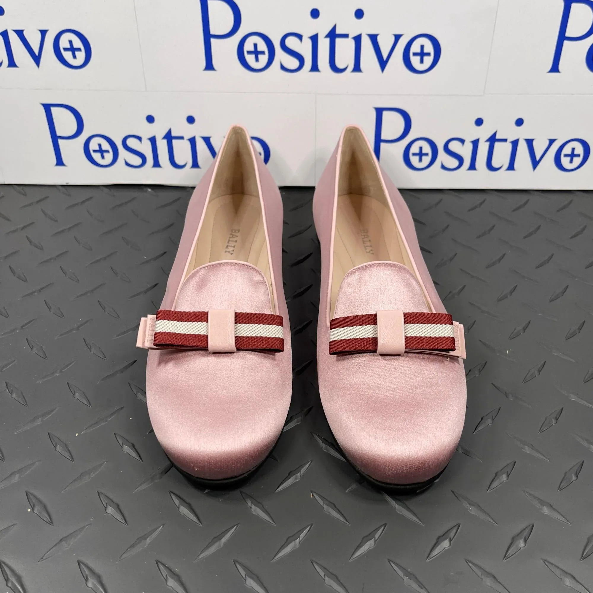 Bally Women's Bew Dusty Rose Fabric Flats