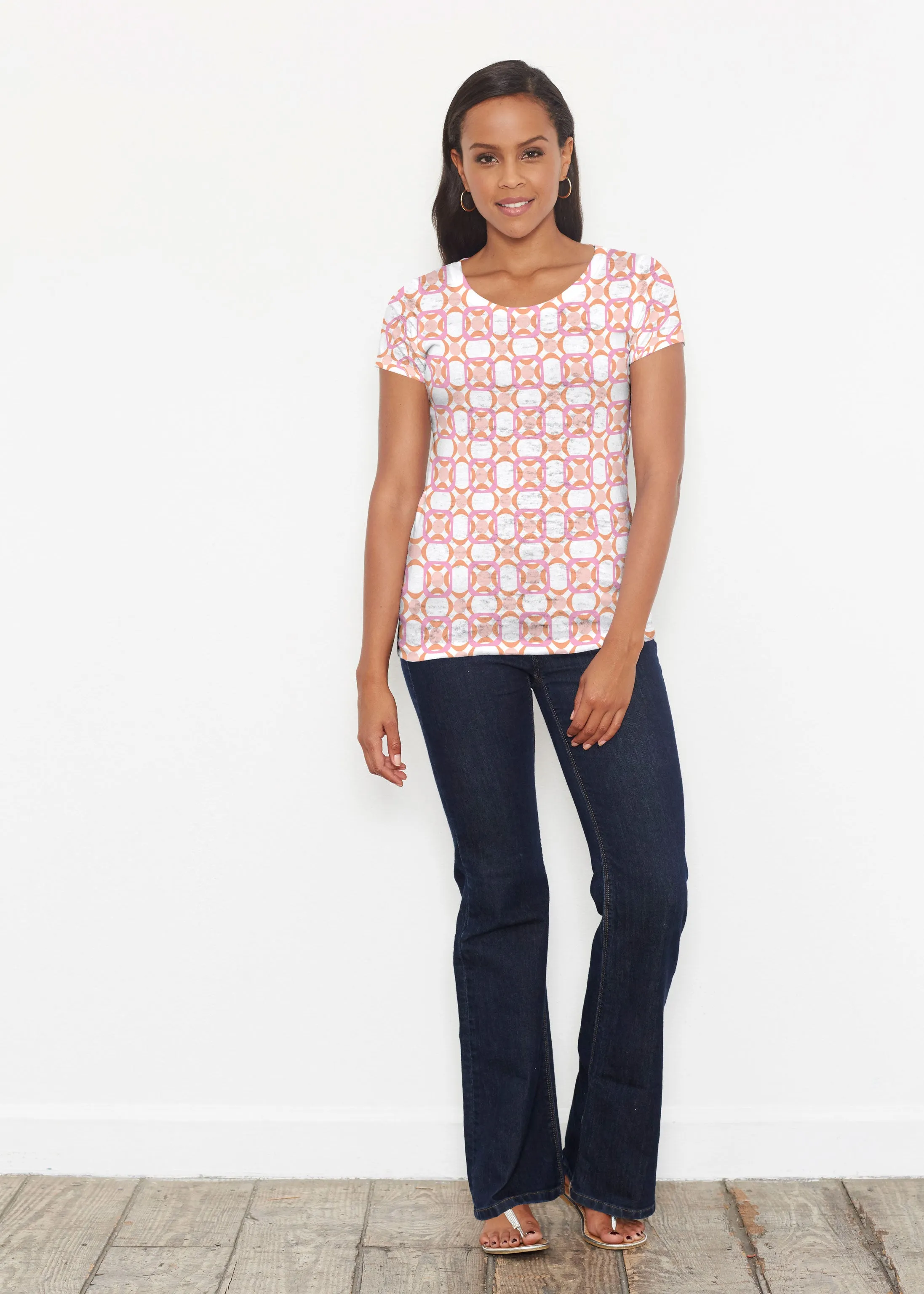 Bangles & Dots (8022) ~ Short Sleeve Scoop Shirt