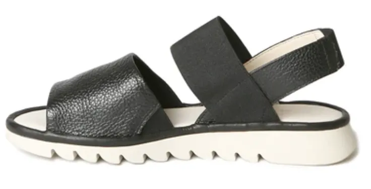 Banzai leather platform sandals