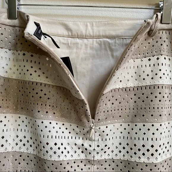 BCBGMAXAZRIA Vitta Faux Suede Pencil Skirt Size 12
