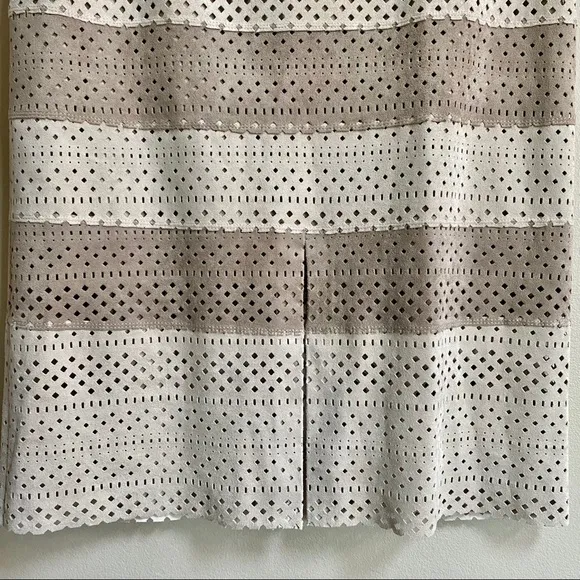 BCBGMAXAZRIA Vitta Faux Suede Pencil Skirt Size 12