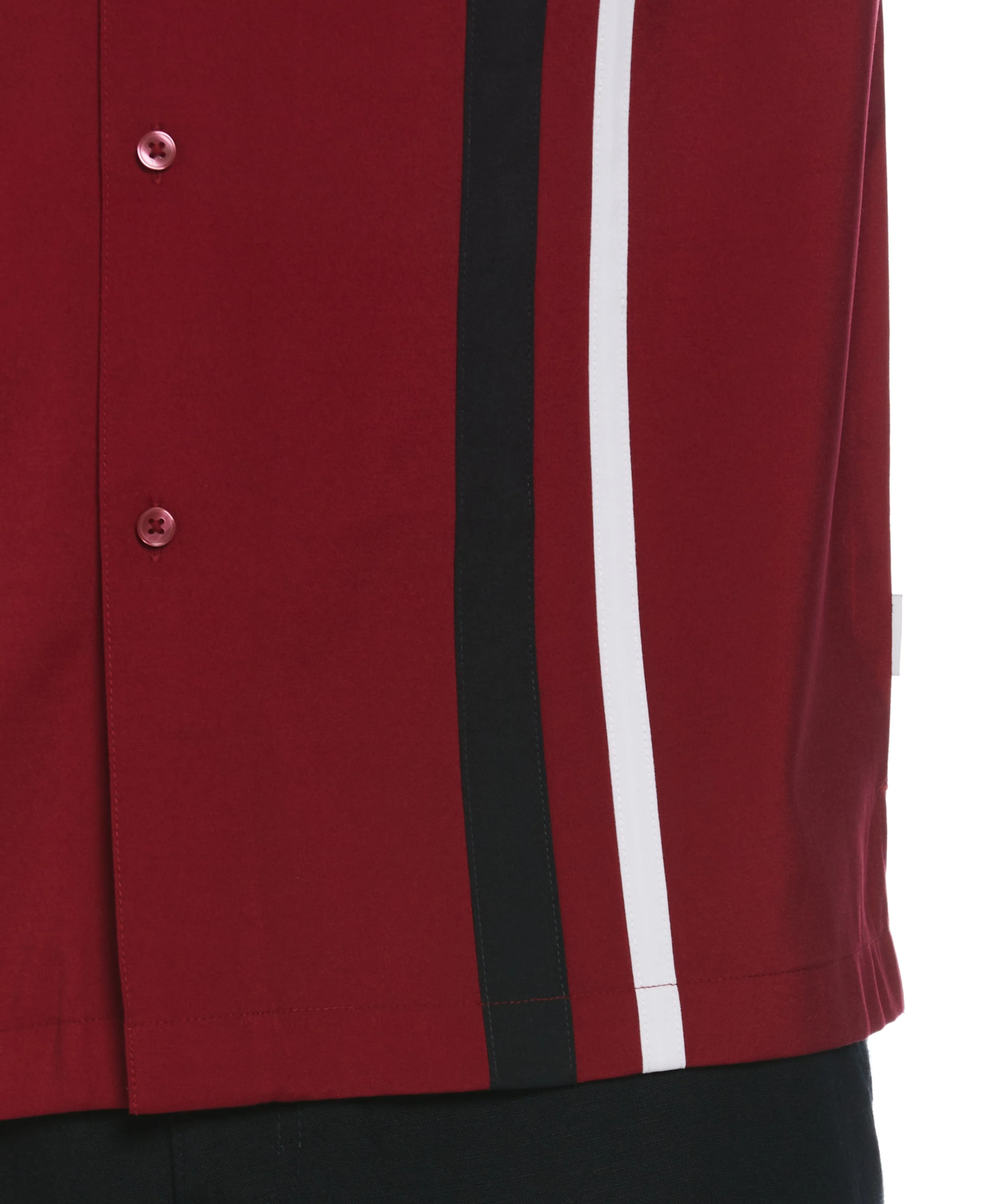 Big & Tall Camp Collar Retro Panel Shirt