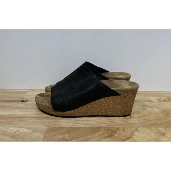 Birkenstock Papillio Namica Metallic Antique Black Women's Size 8 N 39 Sandals