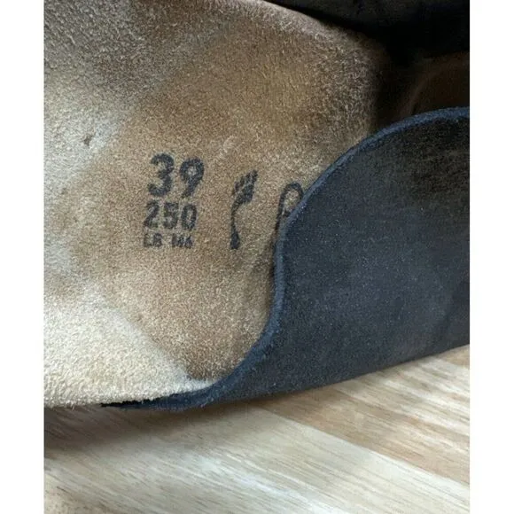 Birkenstock Papillio Namica Metallic Antique Black Women's Size 8 N 39 Sandals
