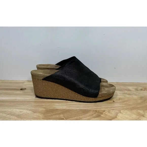 Birkenstock Papillio Namica Metallic Antique Black Women's Size 8 N 39 Sandals