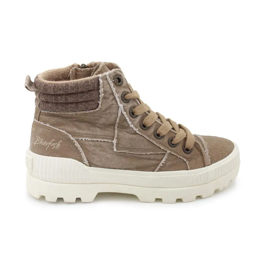 Blowfish Hickory High Top Sneaker - Cream & Coffee